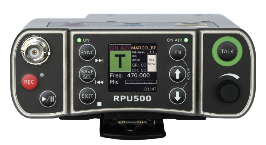 RPU500 - Unité portable journaliste haute puissance en full duplex