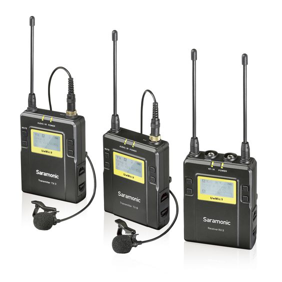 UwMic9 (TX9+TX9+RX9) - 2 émetteurs pocket UHF + 1 récepteur pocket UHF