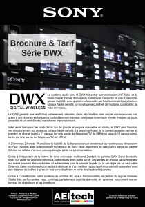Gamme DWX Brochure & Prix