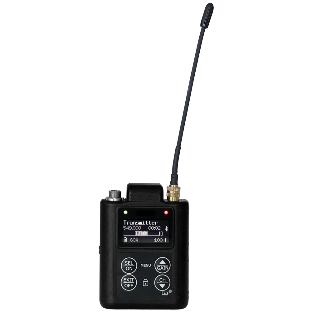 WISYCOM MTP61 - Mini émetteur de poche multi-bande UHF (470-1075 MHz) 