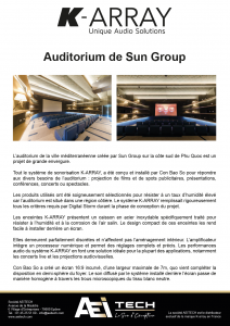 Auditorium de Sun Group 