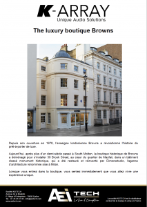 The luxury boutique Browns