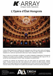 L’Opéra d’État Hongrois