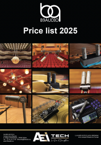 B9audio brochure tarif 2025